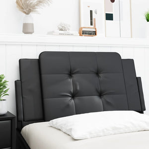 Headboard Cushion "Zadar" Black 100 cm Faux Leather