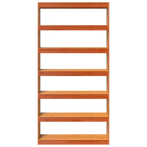 Bokhylla/rumsavdelare 100x30x199,5 cm massiv furu