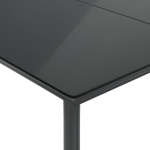 Matgrupp för trädgården med dynor 5 delar ljusgrå konstrottning