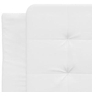 Bed Frame without Mattress "Zadar" White 80x200 cm Faux Leather