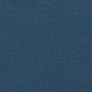 Bed with Mattress "Dover" Blue 120x200 cm Fabric