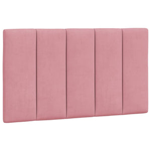 Bed with Mattress "Hanko" Pink 90x200 cm Velvet