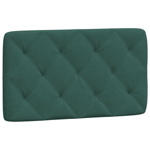 Bed with Mattress Dark Green 90x190 cm Velvet