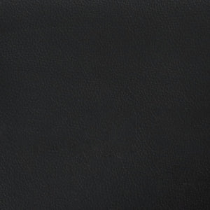 Bed with Mattress "Hvar" Black and White 90x190 cm Faux Leather