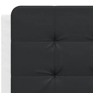 Bed Frame without Mattress "Zadar" Black 90x190 cm Faux Leather