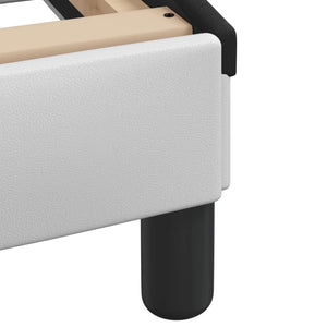 Bed Frame without Mattress "Zadar" Black 90x190 cm Faux Leather