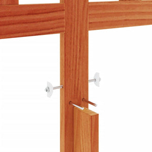 Huvudgavel vaxbrun 135 cm massiv furu