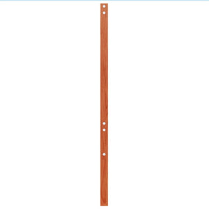 Huvudgavel vaxbrun 100 cm massiv furu