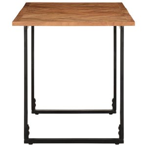 Matbord 140x70x75 cm massivt trä akacia