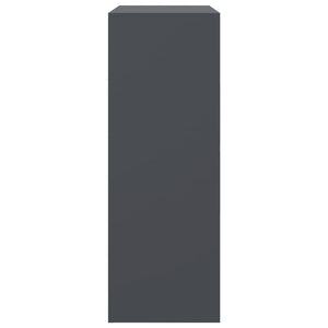 Skänk antracit 67x39x107 cm stål