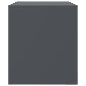 TV-skåp antracit 67x39x44 cm stål