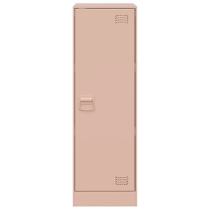 Skåp rosa 34,5x39x107 cm stål