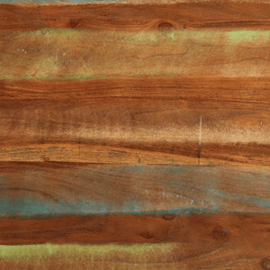 Matbord 110x55x78 cm massivt återvunnet trä