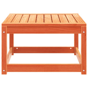 Trädgårdspall vaxbrun massiv furu