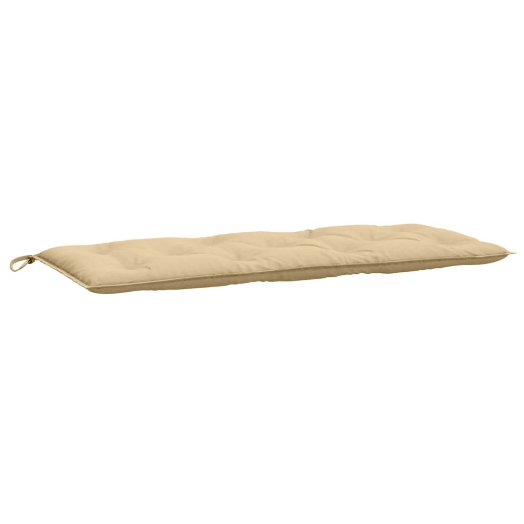 Bänkdyna melerad beige 120x50x7 cm tyg