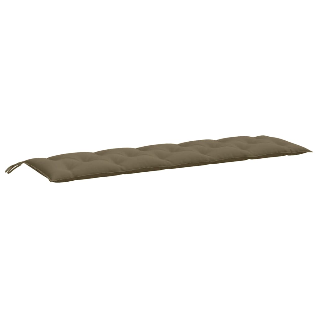 Bänkdyna melerad taupe 180x50x7 cm tyg
