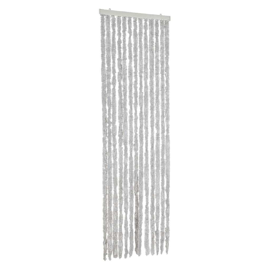 Insektsgardin grå 56x200 cm chenille
