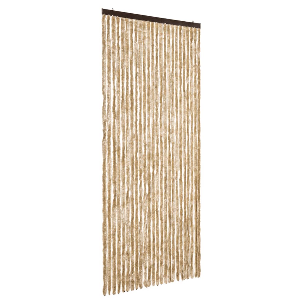 Insektsgardin beige 100x230 cm chenille