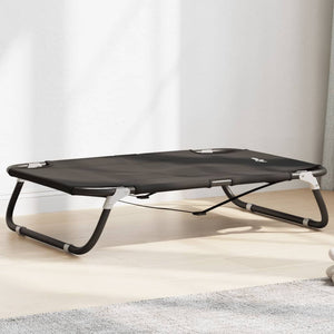 Hundbädd hopfällbar antracit oxfordtyg och stål