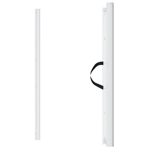 Infällbar husdjursgrind vit 117,5x125 cm