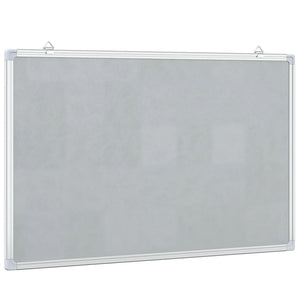 Magnetisk whiteboard 100x60x1,7 cm aluminium