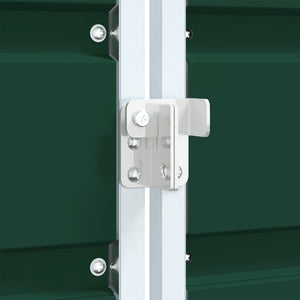 Soptunna för dubbla papperskorgar grön 144x81x113 cm stål