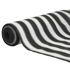 Insynsskyddsnät antracit och vit 1,2x25 m HDPE 150 g/m²