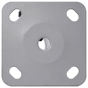 Parasollfot för Ø32/34/38 mm stolpe silver stål