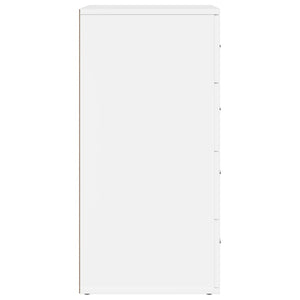 Skänkar 2 st vit 60x39x80 cm konstruerat trä