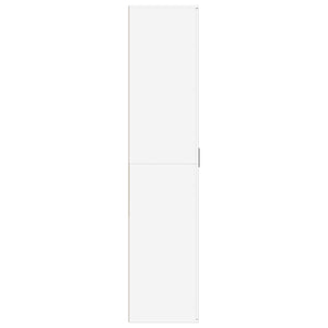 Skoskåp vit 80x39x178 cm konstruerat trä