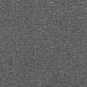 Soffgrupp med fotpall 4 delar mörkgrå tyg