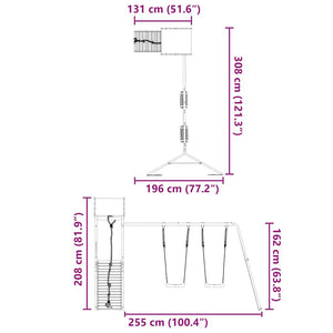 Lekplats massivt douglasträ