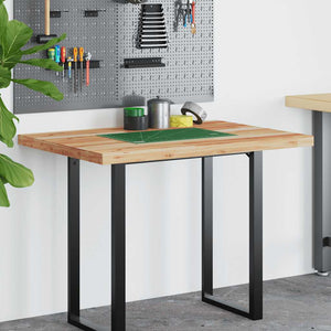 Bordsskiva behandlad 80x70x4 cm massivt akaciaträ