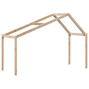 Tak till barnsäng 213x95,5x144,5 cm massiv furu