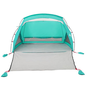 Strandtält 2-personers havsgrönt vattentätt