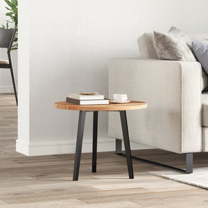 Bordsskiva rund Ø50x2 cm massivt akaciaträ