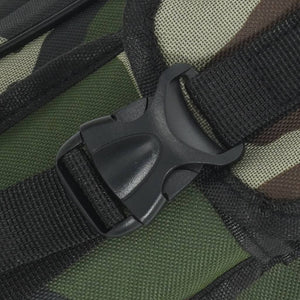 Väska för fiskespö grön kamouflage 150 cm oxford-tyg