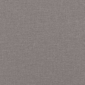 Sängram utan madrass taupe 120x200 cm tyg