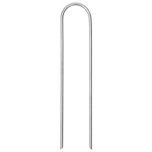 Markpinne U-format 25 st 15x3,5 cm galvaniserat stål