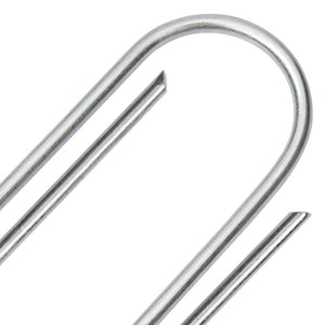 Markpinne U-format 25 st 15x3,5 cm galvaniserat stål