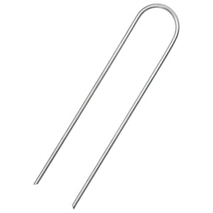 Markpinne U-format 50 st 15x3,5 cm galvaniserat stål