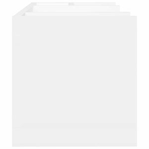 Skrivbordshyllor vit 44,5x24x25 cm konstruerat trä