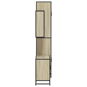 Badrumsmöbler set 3 delar sonoma-ek konstruerat trä