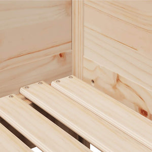 Dagbädd utdragbar med lådor utan madrass 80x200 cm