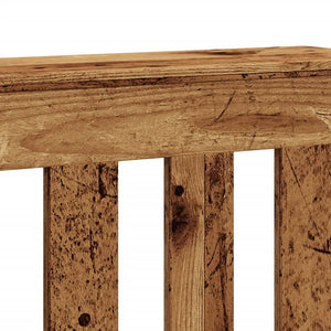 Elementskydd åldrat trä 149x20x82 cm konstruerat trä