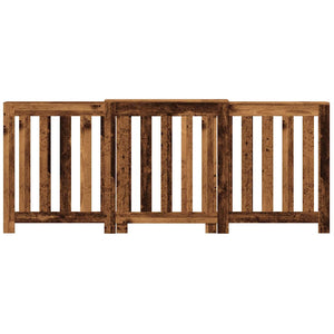 Elementskydd åldrat trä 205x21,5x83,5 cm konstruerat trä