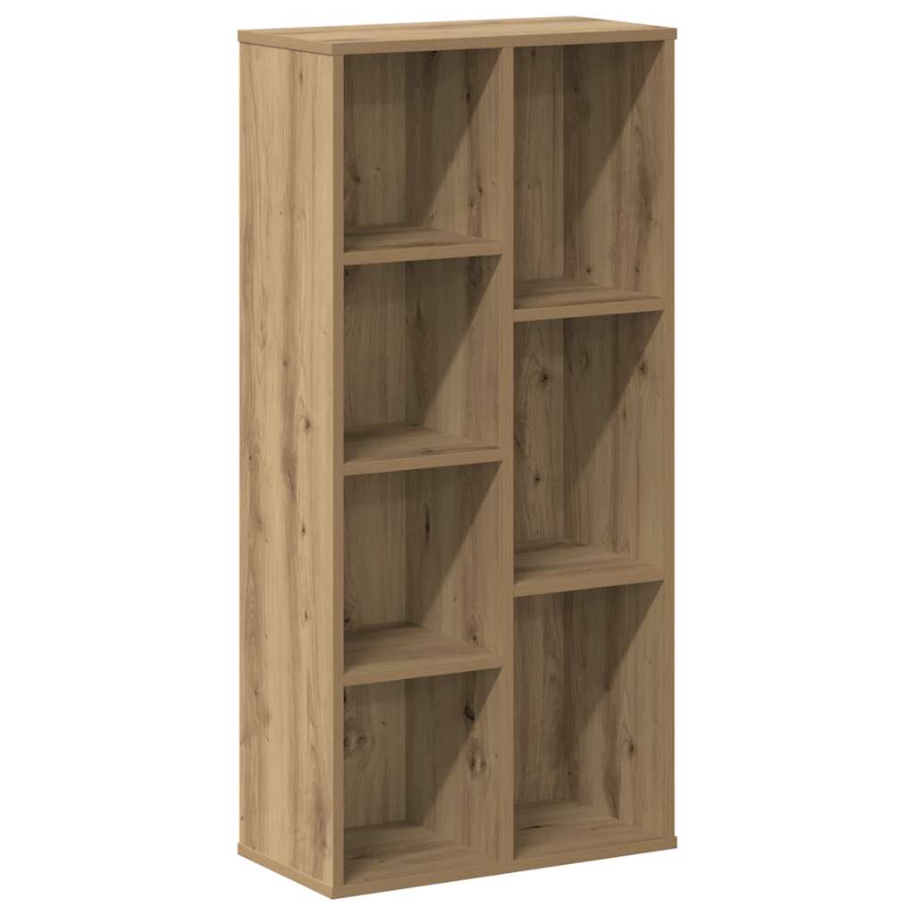 Bokhylla ek 50x25x105 cm konstruerat trä
