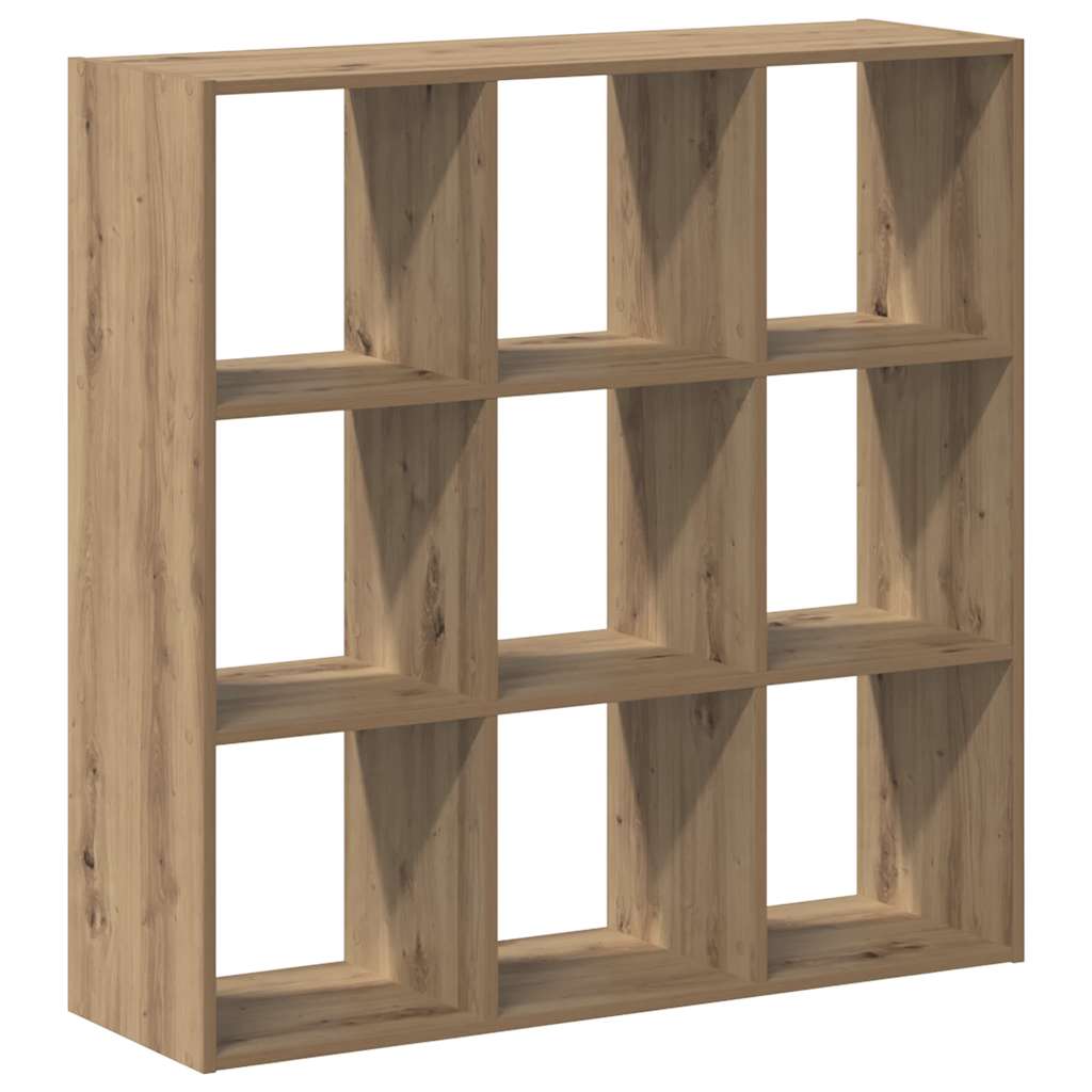 Bokhylla ek 102x32x102 cm konstruerat trä