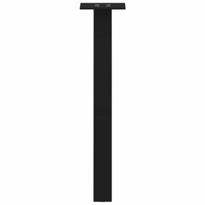 Soffbordsben 4 st svarta 30 cm stål