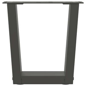 Soffbordsben V-formade 2 st antracit 30x(30-31,3) cm stål